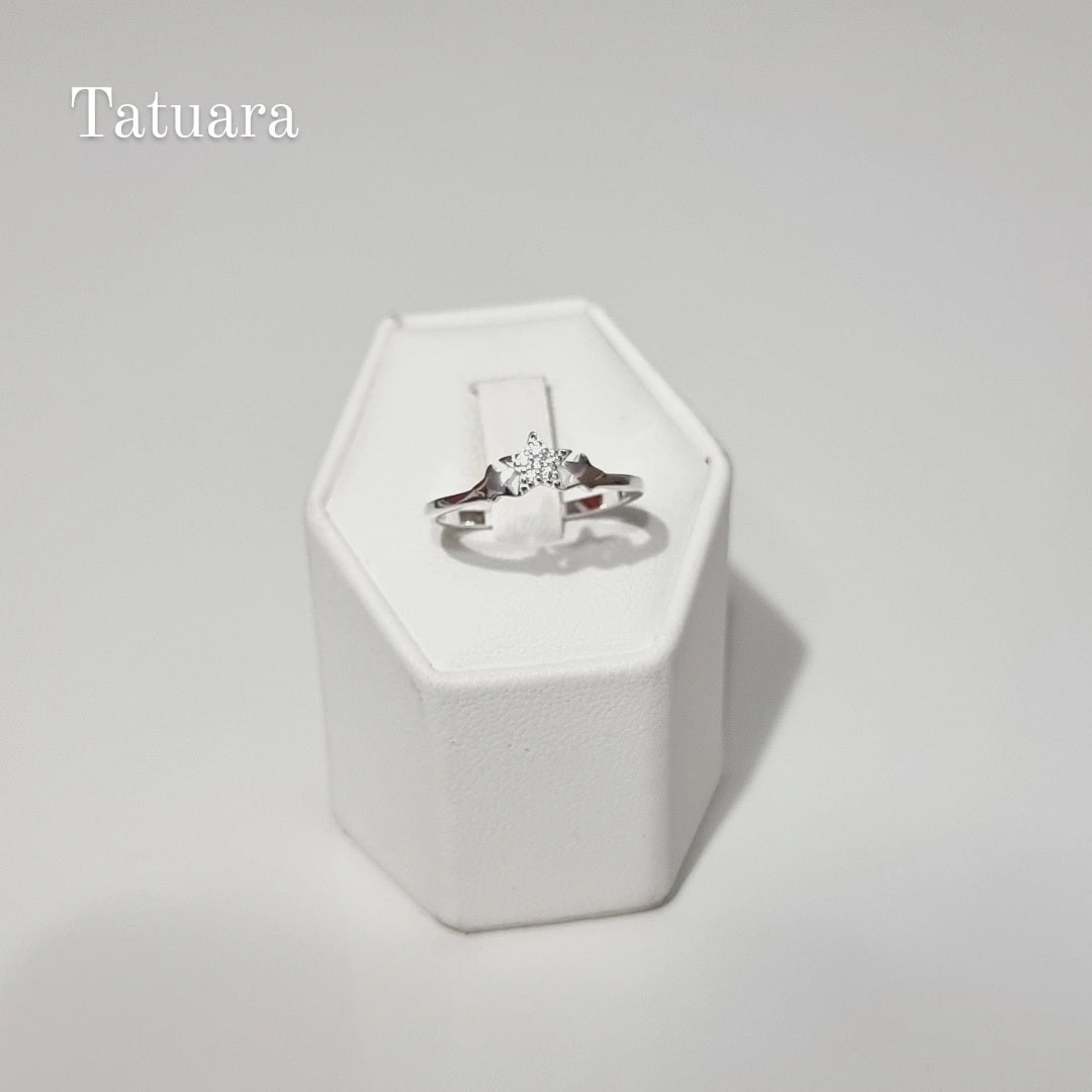 Anillo estrella circon